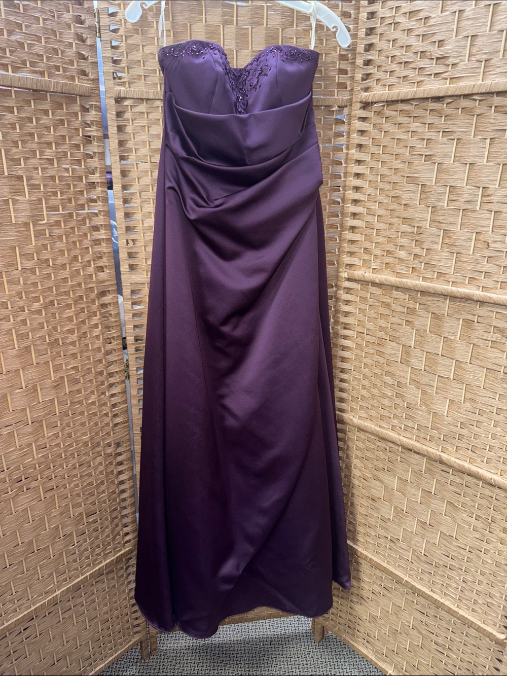 Davids Bridal satin ball gown